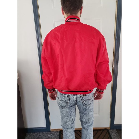 80s/90s Red Nylon Jacket - Picture 3 of 4